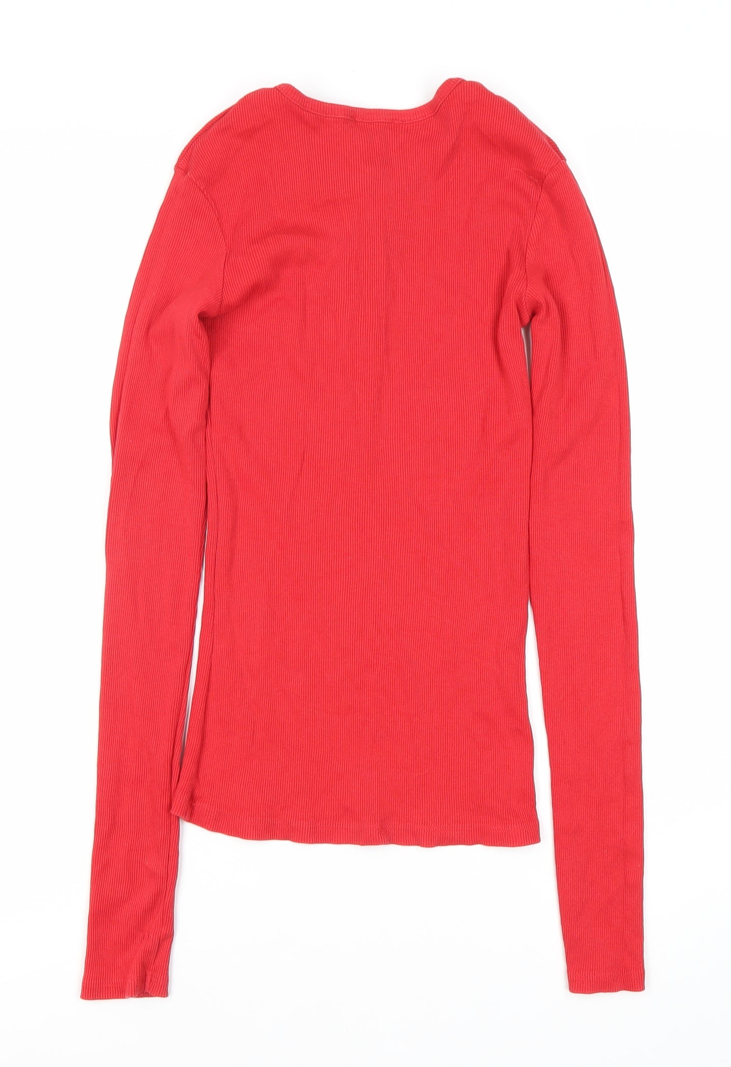 Womens UK Size 8 Zara Red  T-Shirt