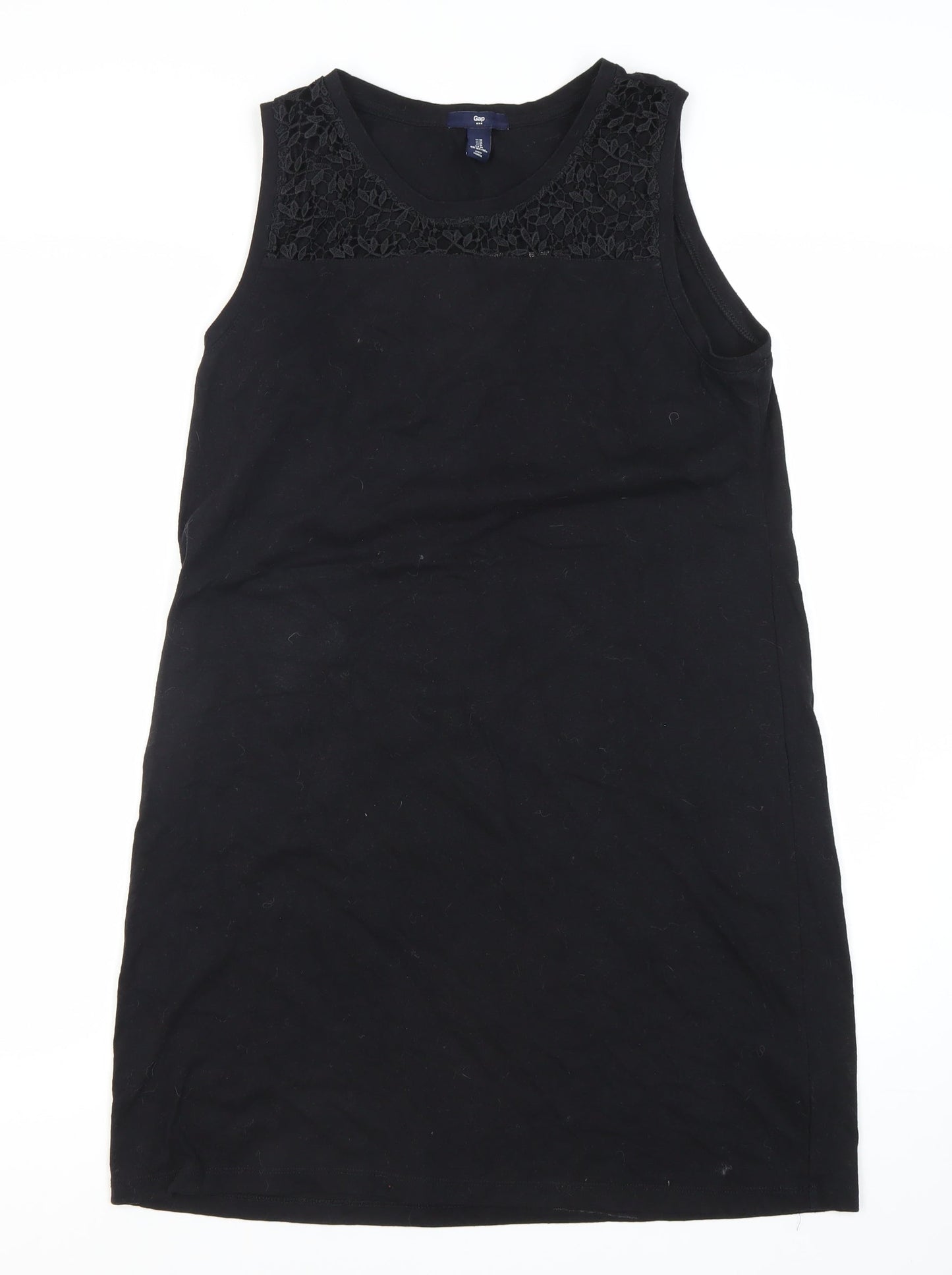 GAP Women's Black Sleeveless Shift Dress Size 12