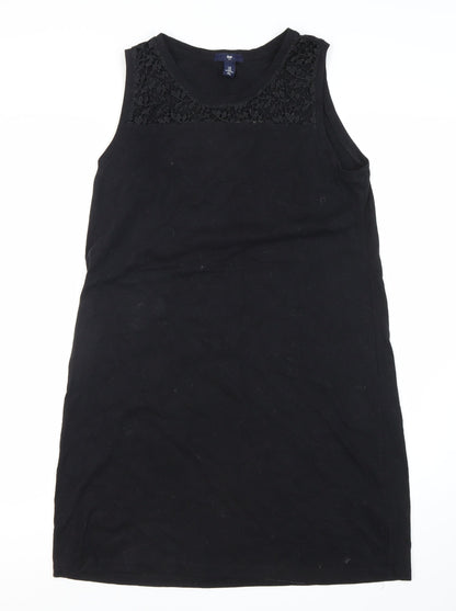 GAP Women's Black Sleeveless Shift Dress Size 12