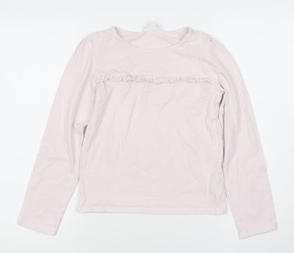 The Little White Company Pink Teens Long Sleeve T-Shirt