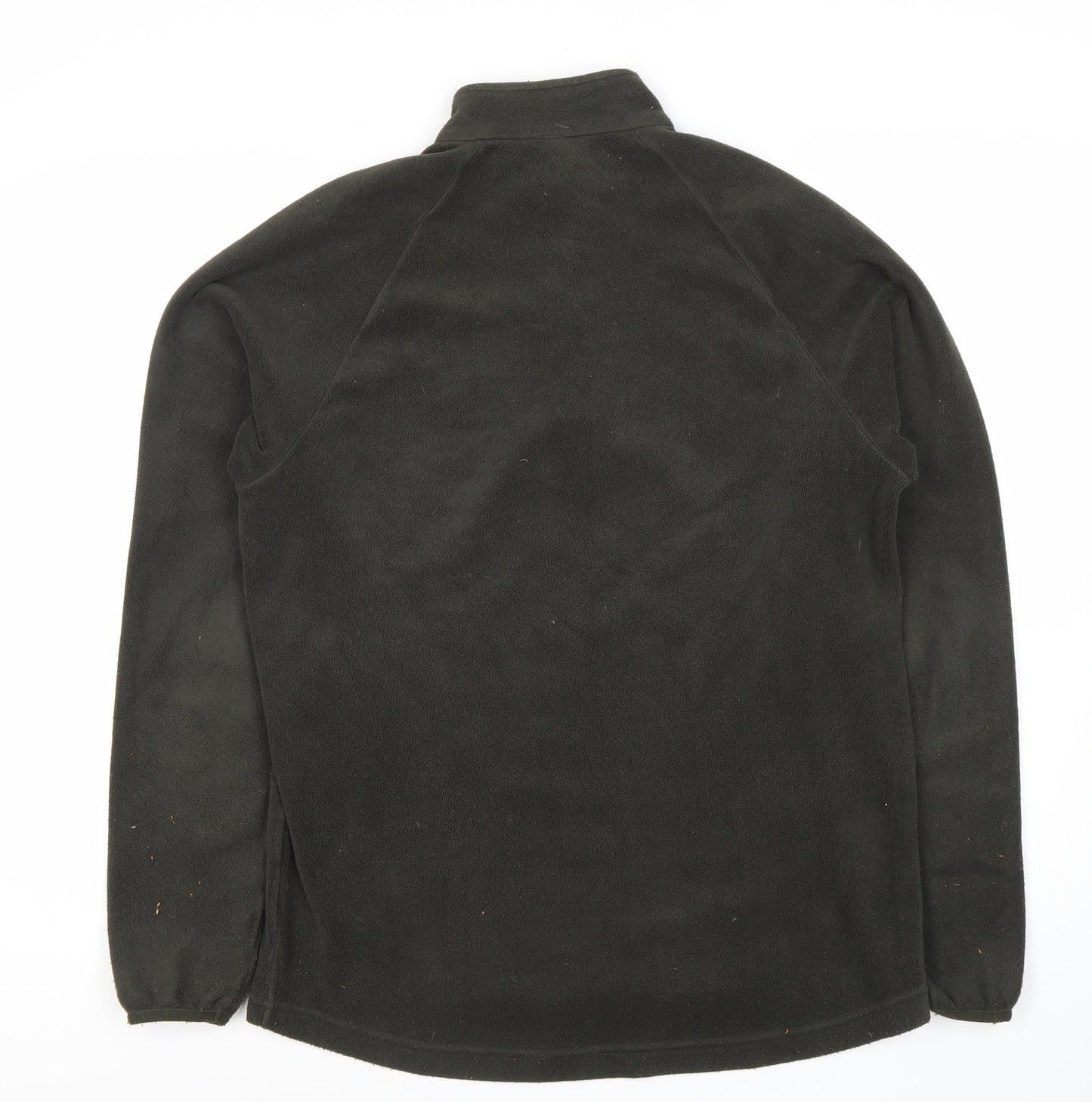 Mens UK Size M Quechua Black 1/2 Zip Sweatshirt