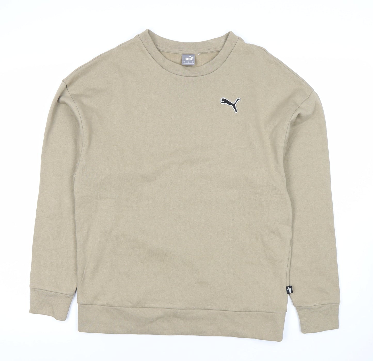 Mens UK Size S PUMA Beige Pullover Sweatshirt