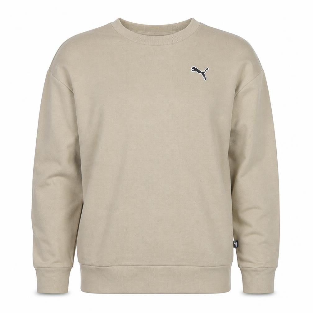 Mens UK Size S PUMA Beige Pullover Sweatshirt