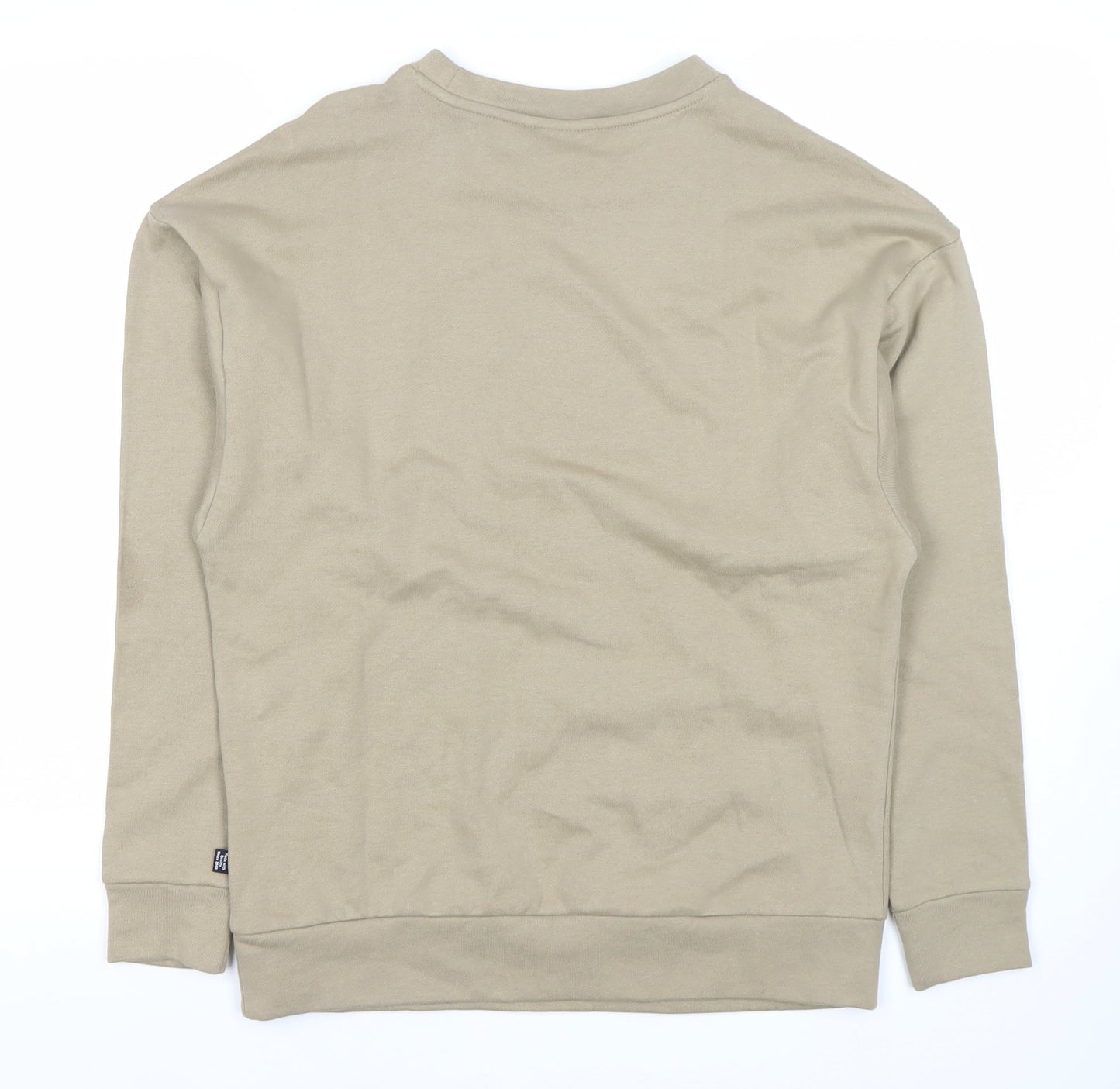 Mens UK Size S PUMA Beige Pullover Sweatshirt