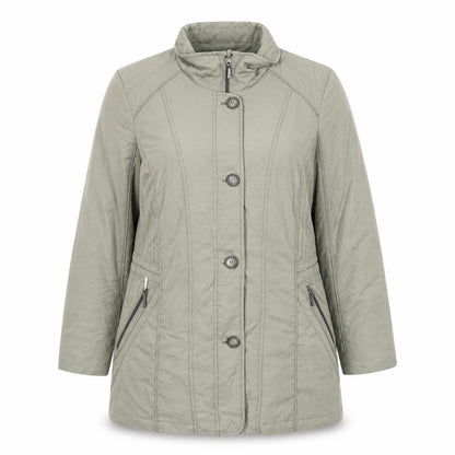 Isabell Women's Green Mid-Length Coat Size 16