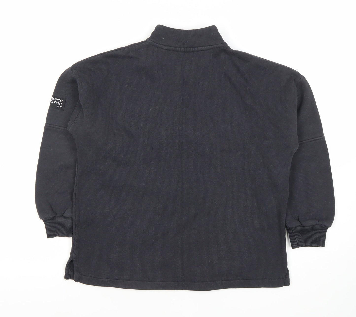 Marks and Spencer Boys Black Fleece Hoodie 9-10 Years