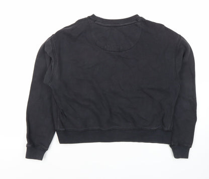 Womens UK Size 6 Jack Wills Black Pullover Sweatshirt