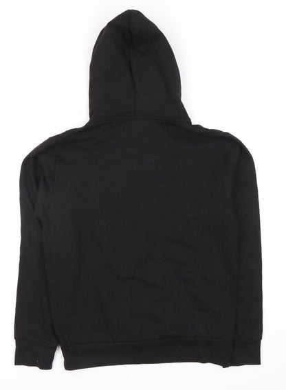 DE-LUX Unisex Adults Black XS Hoodie with Graphic Print
