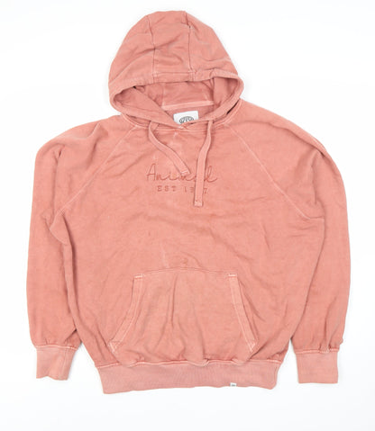 Animal Women's Pink Pullover Hoodie Size 8