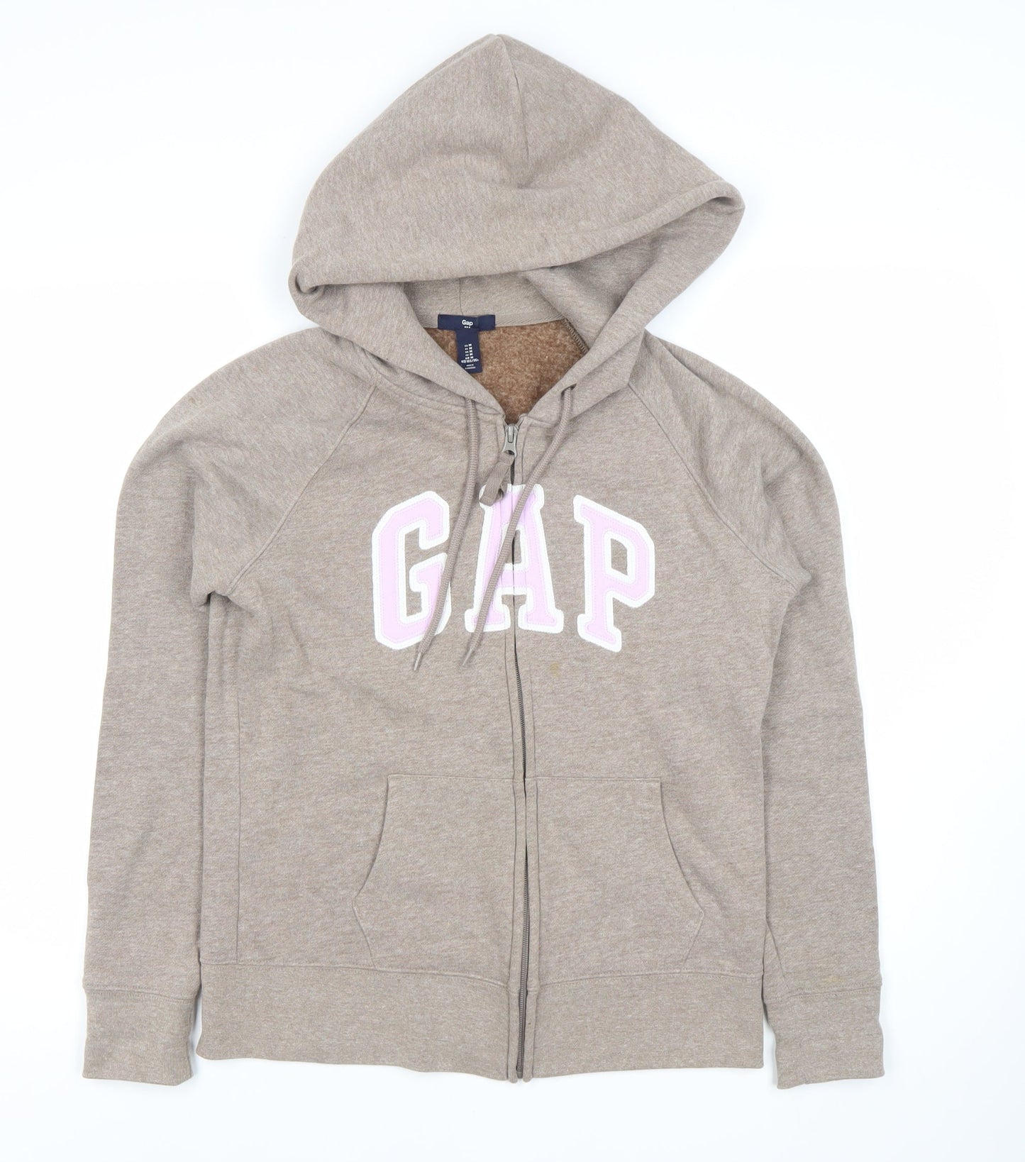 Gap Women’s Beige Full Zip Hoodie M