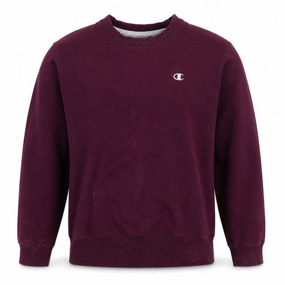 Mens UK Size M Champion Purple Pullover Sweatshirt