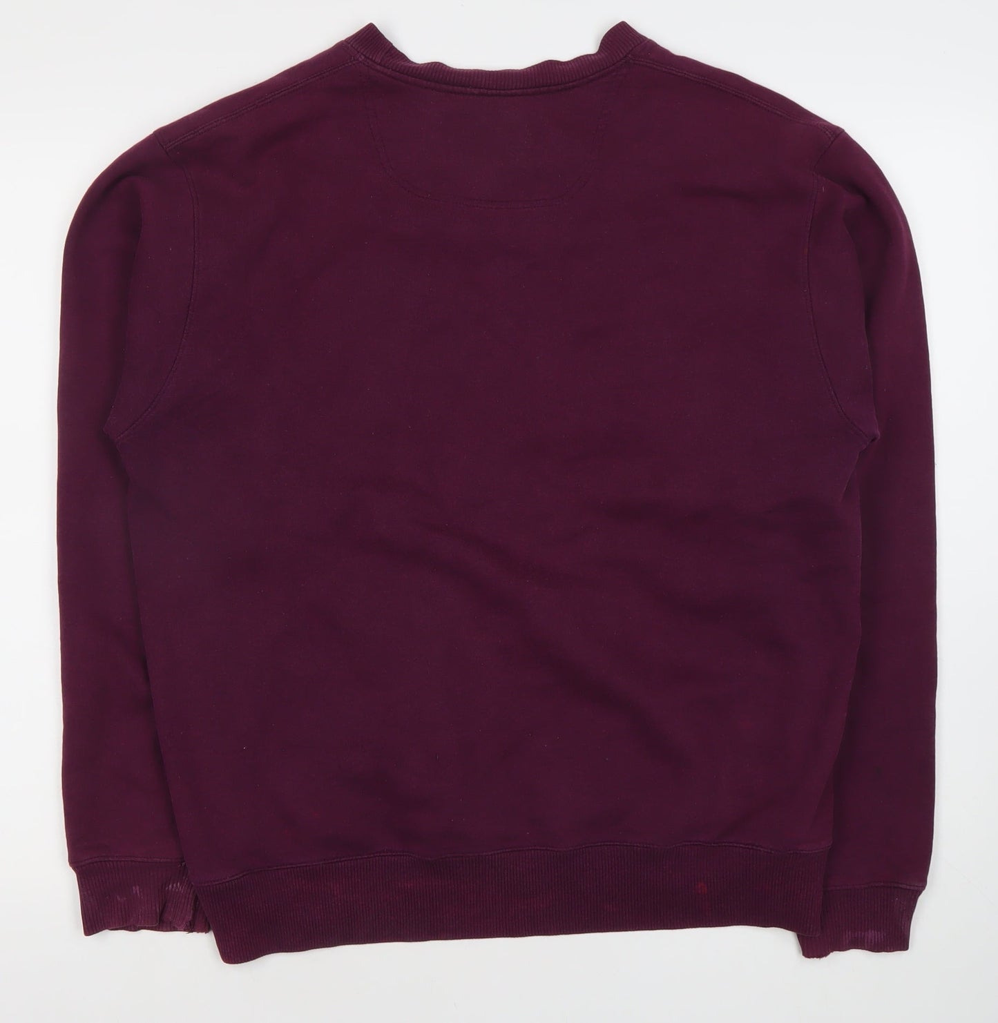 Mens UK Size M Champion Purple Pullover Sweatshirt