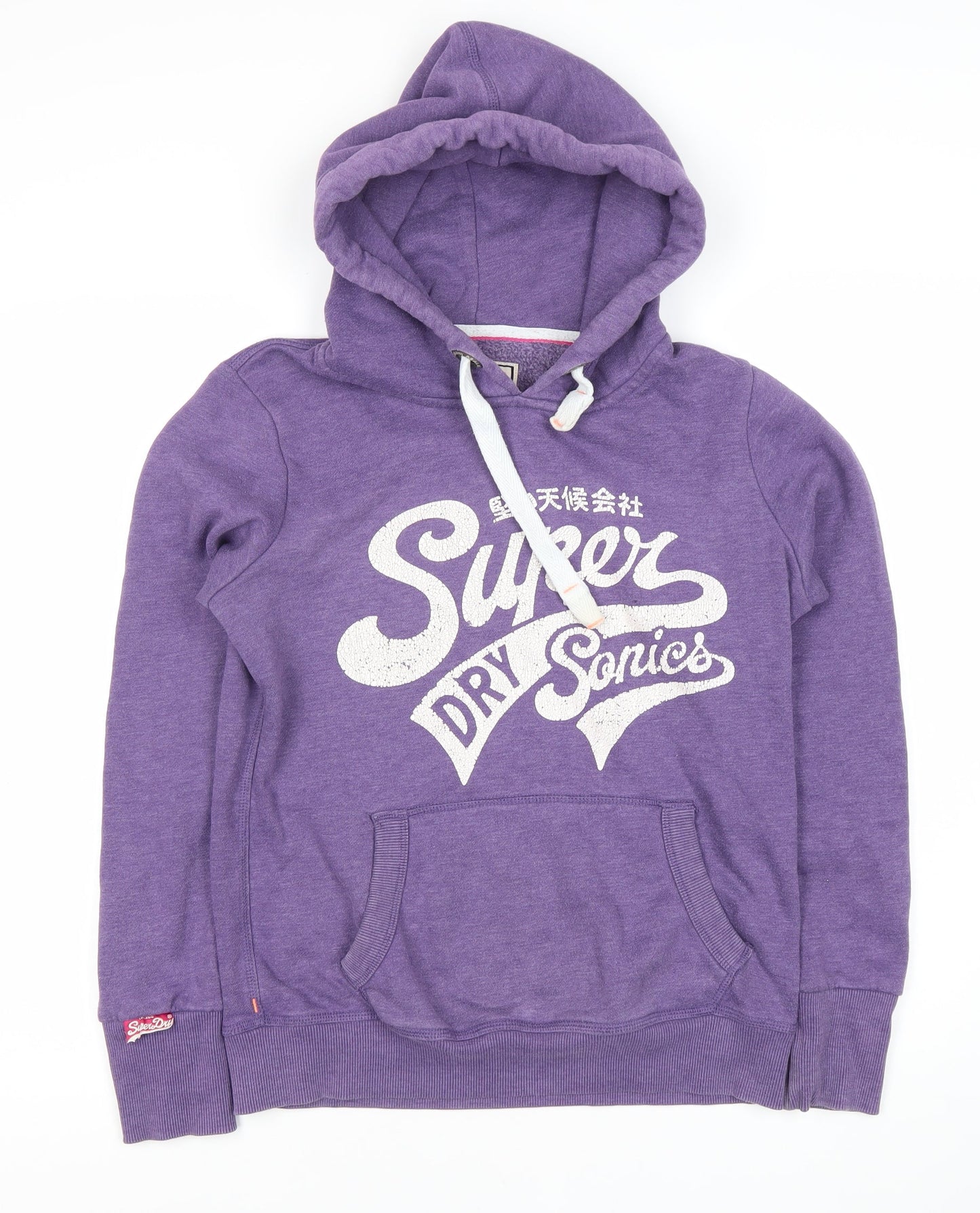 Superdry Women's Purple Pullover Hoodie, Size M
