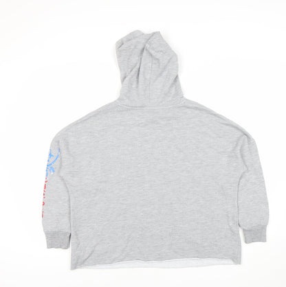 Teens UK Size 10 Disneyland Paris Grey Hoodie Hoodie