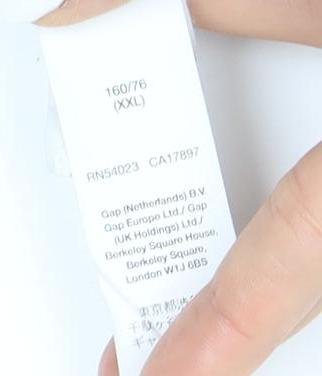 Gap Unisex Black Pullover Hoodie Size 2XL