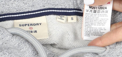 Superdry Men's Grey Hoodie S Logo Pullover