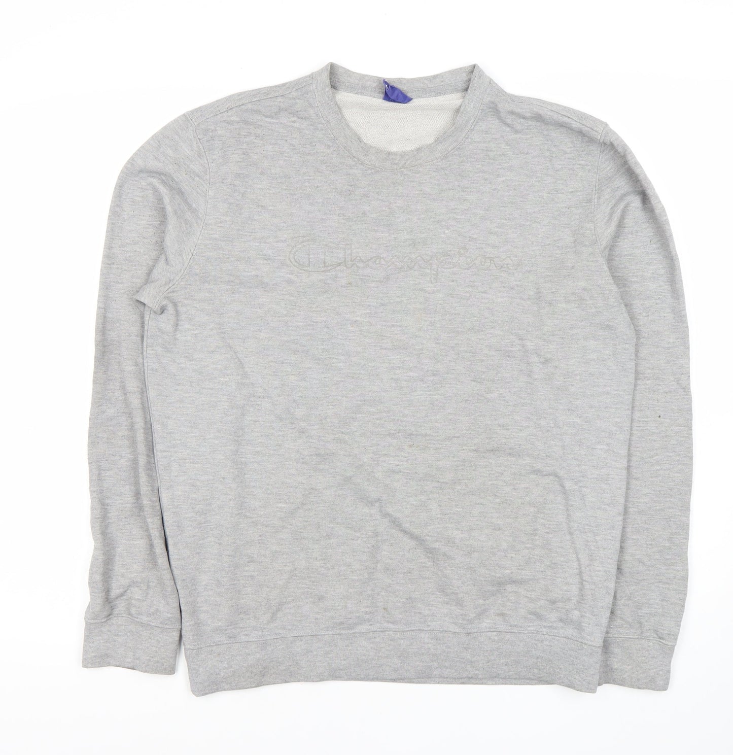 Mens UK Size M Champion Grey Pullover Sweatshirt