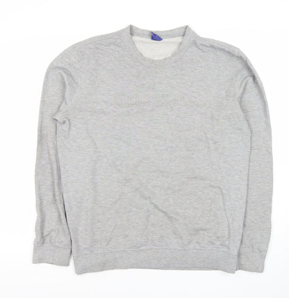 Mens UK Size M Champion Grey Pullover Sweatshirt