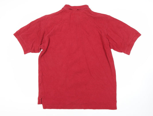 Ralph Lauren Men's Red Polo Shirt M Short Sleeve