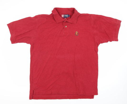 Ralph Lauren Men's Red Polo Shirt M Short Sleeve