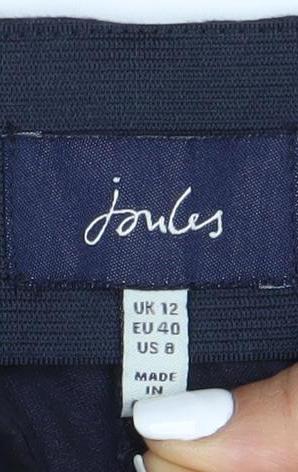 Jaeger Women's Blue Trousers Size 12 Regular Fit