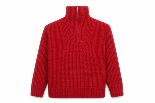 Womens UK Size 14 M&Co Red Pullover Jumper