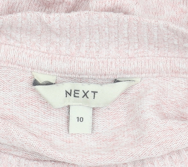 Womens UK Size 10 NEXT Pink Pullover Jumper