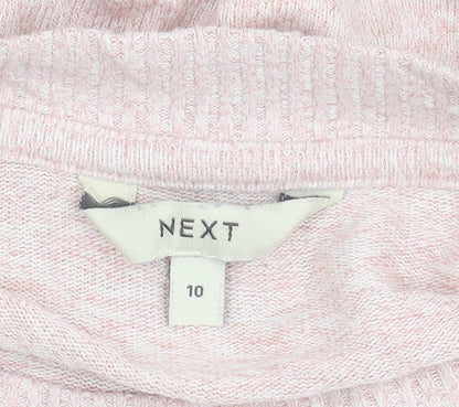 Womens UK Size 10 NEXT Pink Pullover Jumper