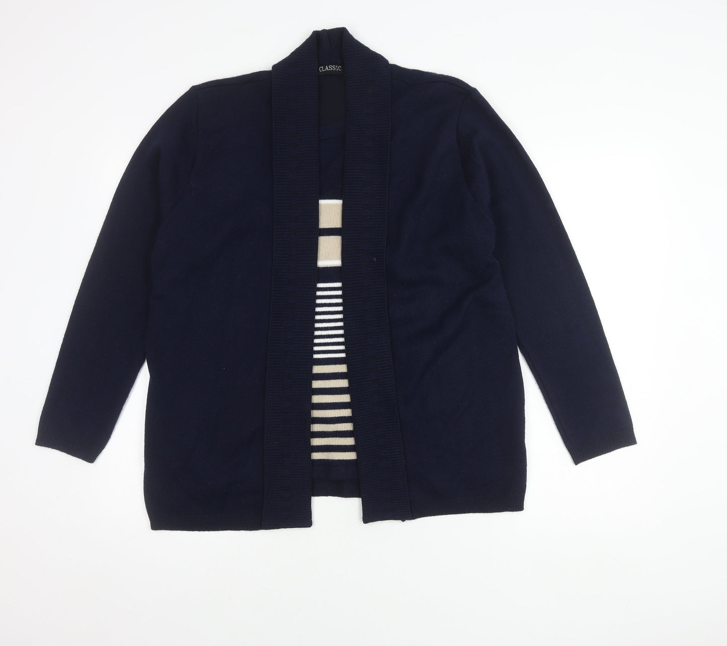 Classic Women's Blue Cardigan Size 12