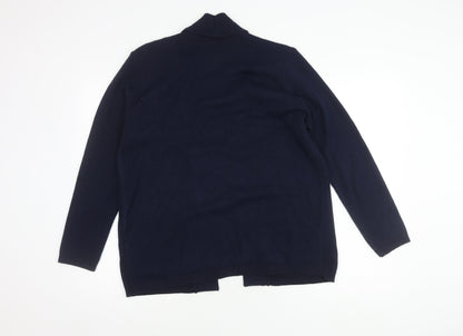 Classic Women's Blue Cardigan Size 12