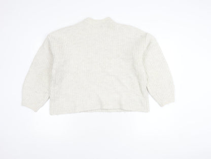 Womens UK Size M Marks and Spencer Ivory Pullover Jumper
