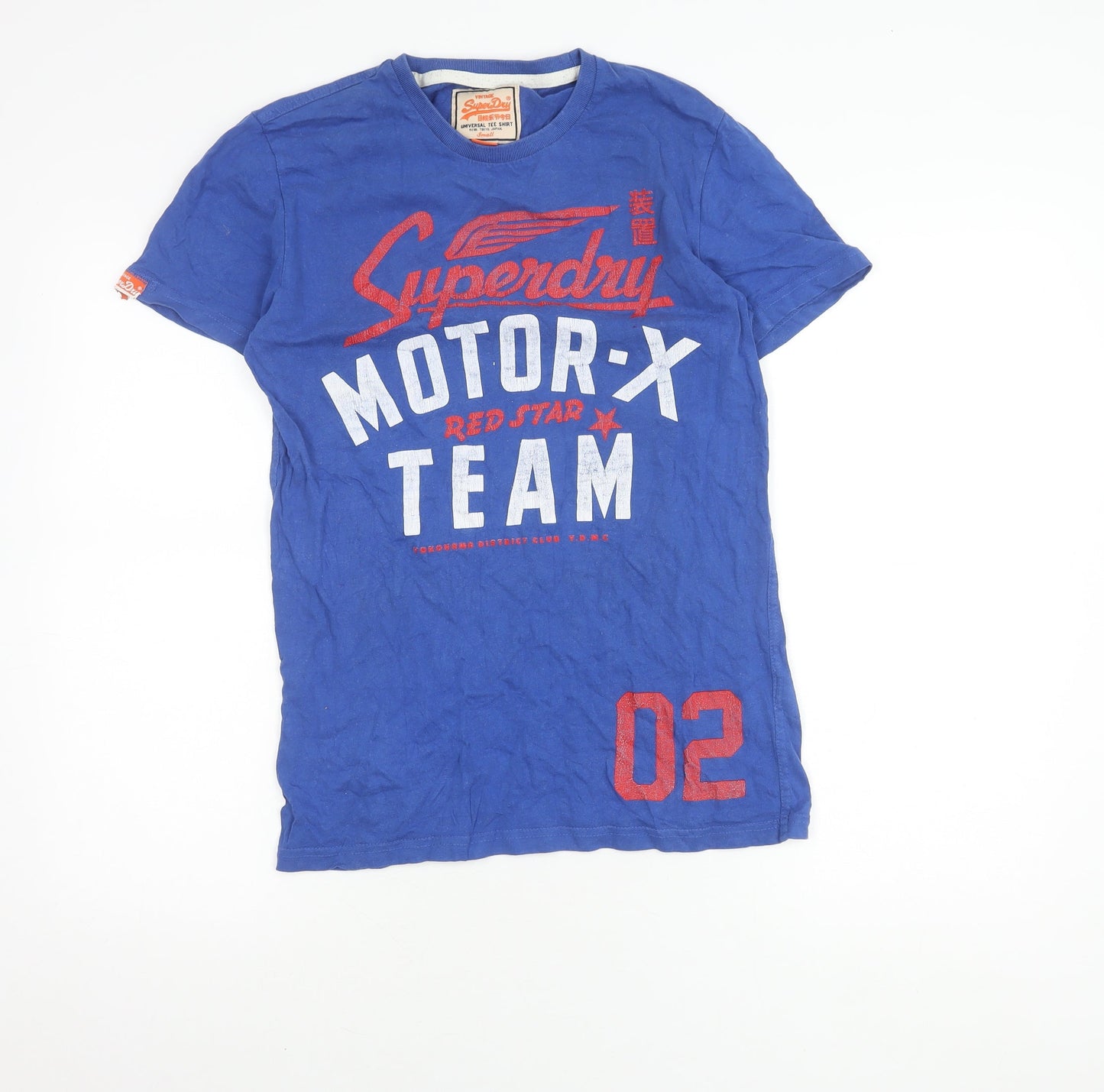 Superdry Men's Blue Graphic Print T-Shirt, Size S