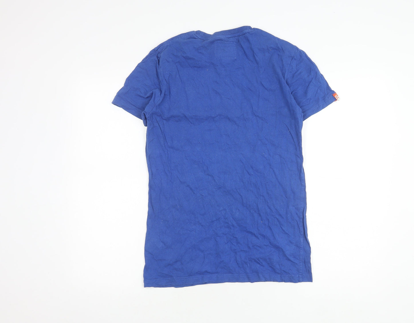 Superdry Men's Blue Graphic Print T-Shirt, Size S