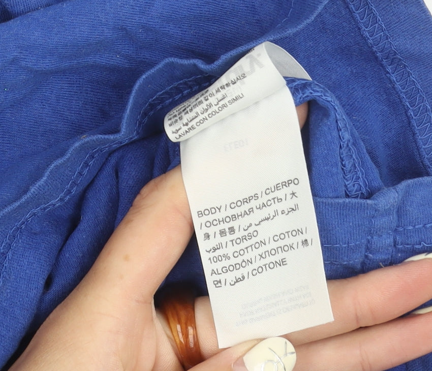 Superdry Men's Blue Graphic Print T-Shirt, Size S