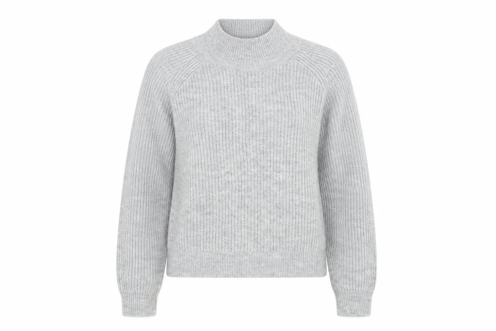 Womens UK Size S VILA Grey Pullover Jumper