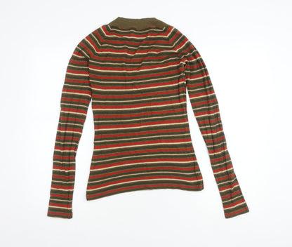 Womens UK Size 12 Zara Multicoloured Jersey T-Shirt