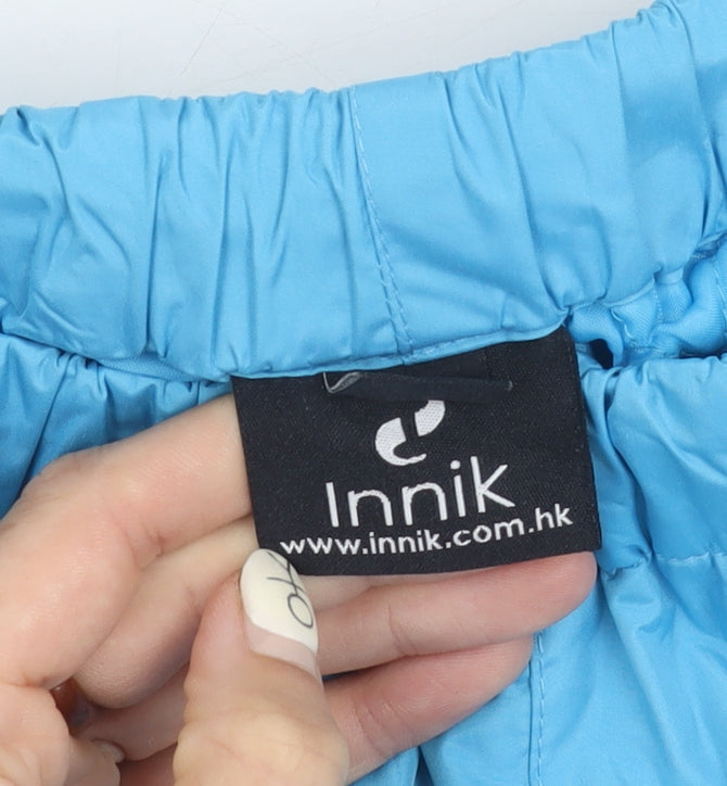 Innik Unisex Blue Trousers S, Elastic Waist, Drawstring