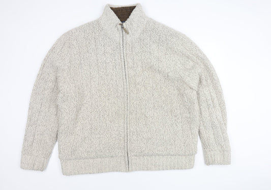 Atlantic Bay Men's Brown 2XL Full Zip Jacket