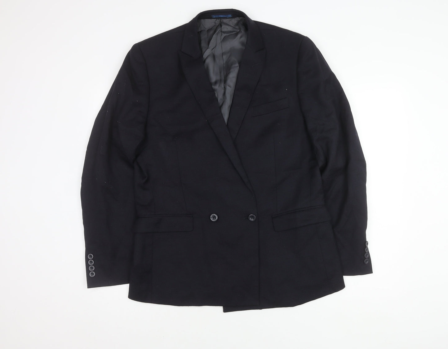 Mens UK Size 42 DKNY Regular Black Suit Jacket