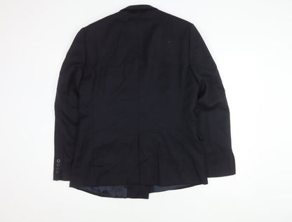 Mens UK Size 42 DKNY Regular Black Suit Jacket