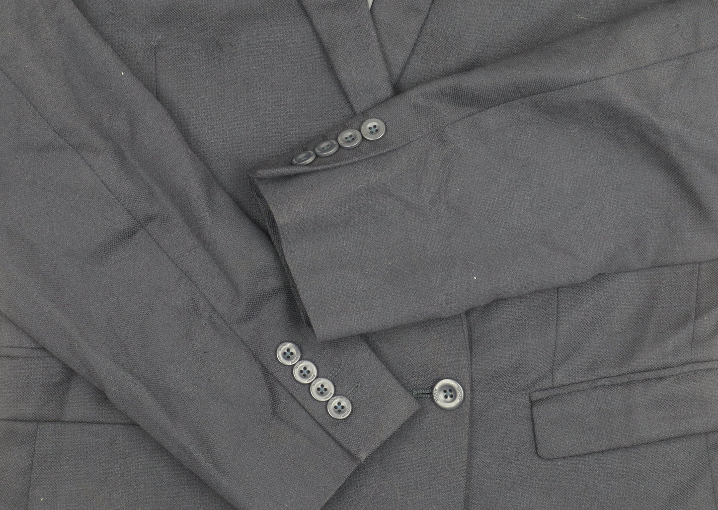 Mens UK Size 42 DKNY Regular Black Suit Jacket