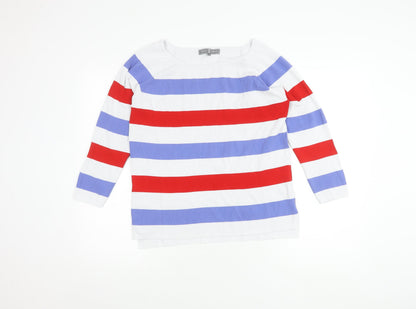 Jessica Graaf Women's XL Striped Knit Top, Long Sleeve