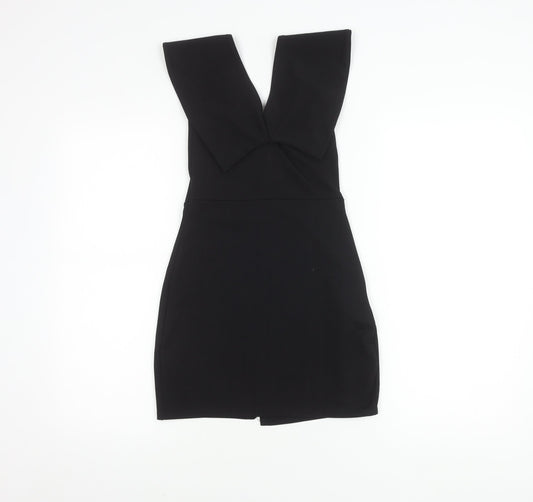 MISSPAP Women's Black Bodycon Dress Size 8 Party/Cocktail