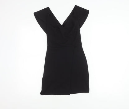 MISSPAP Women's Black Bodycon Dress Size 8 Party/Cocktail