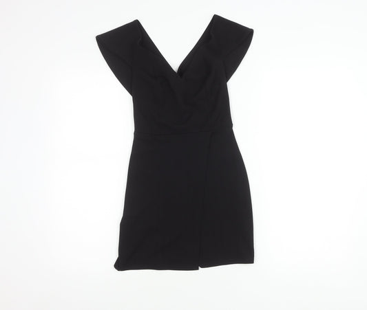 MISSPAP Women's Black Bodycon Dress Size 8 Party/Cocktail
