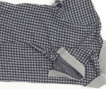 Lyle & Scott Boys Grey Houndstooth Polo Shirt 8-9 Years