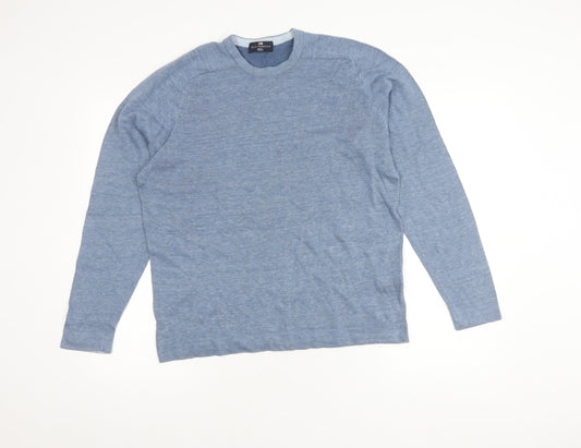 Marks and Spencer Men's Blue Pullover Jumper M