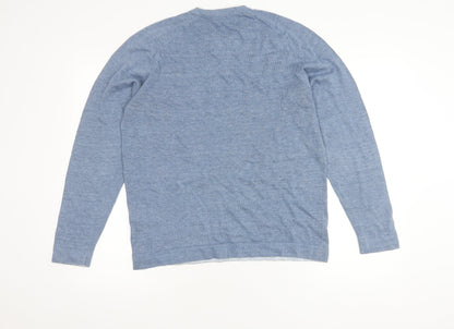 Marks and Spencer Men's Blue Pullover Jumper M