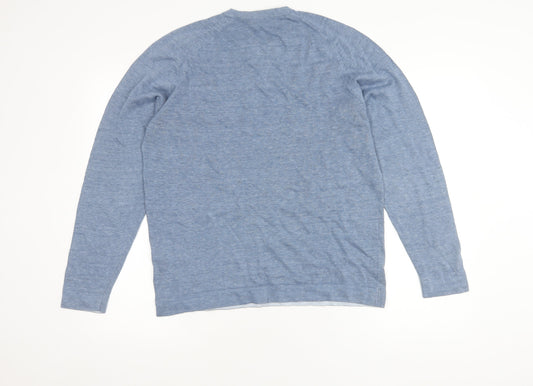 Marks and Spencer Men's Blue Pullover Jumper M
