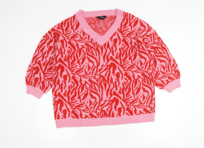 Womens UK Size 22 Yours Multicoloured Pullover